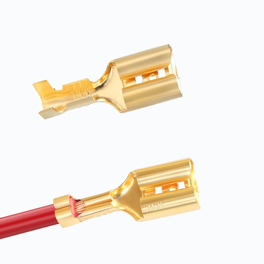 Push Fit Connector - 10/50/100 Zestawów Płaskich Złączek Kablowych Wtykowych,